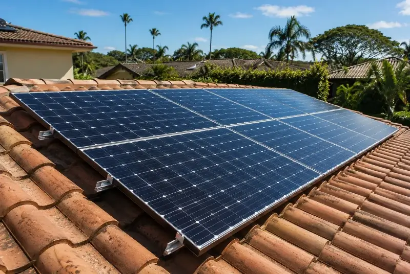 Installation de panneaux solaires à Grues